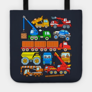 Truck Lorry Heavy Hauler Construction Trucks Kids Boys Girls Tote