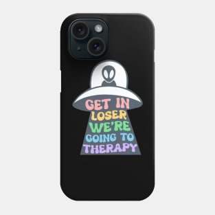 MENTAL HEALTH: going to therapy Phone Case