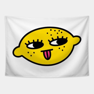 Lemon Cartoon Tapestry