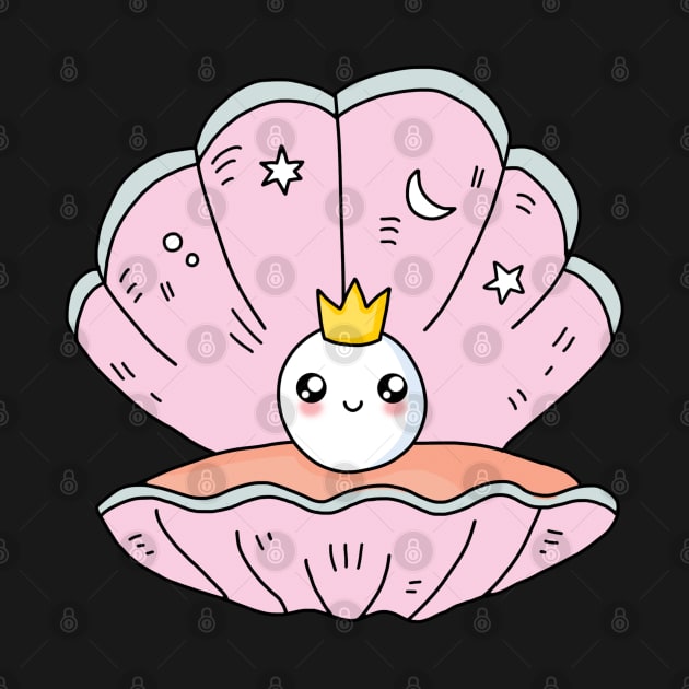 Pearl Seashell Princess by SuperrSunday