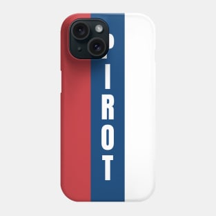 Pirot City in Serbian Flag Colors Vertical Phone Case