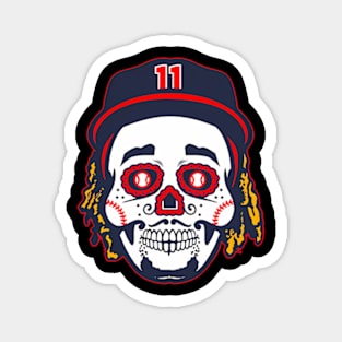 Jose Ramirez Sugar Skull Magnet