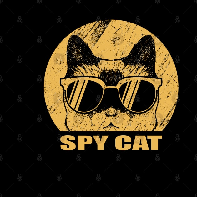 Spy cat silently judging you. Perfect present for mom mother dad father friend him or her by SerenityByAlex