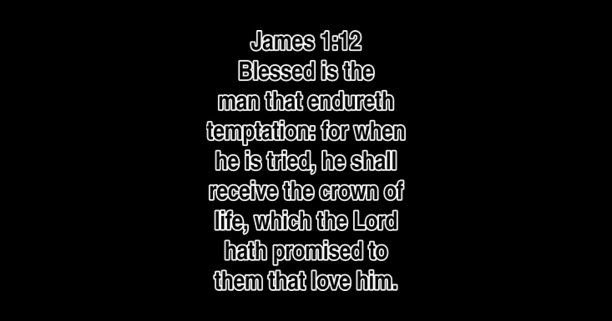 James 1 12 King James Version KJV Bible Verse Typography Gift James james-1-12-king-james-version-kjv-bible-verse-typography-gift-james
