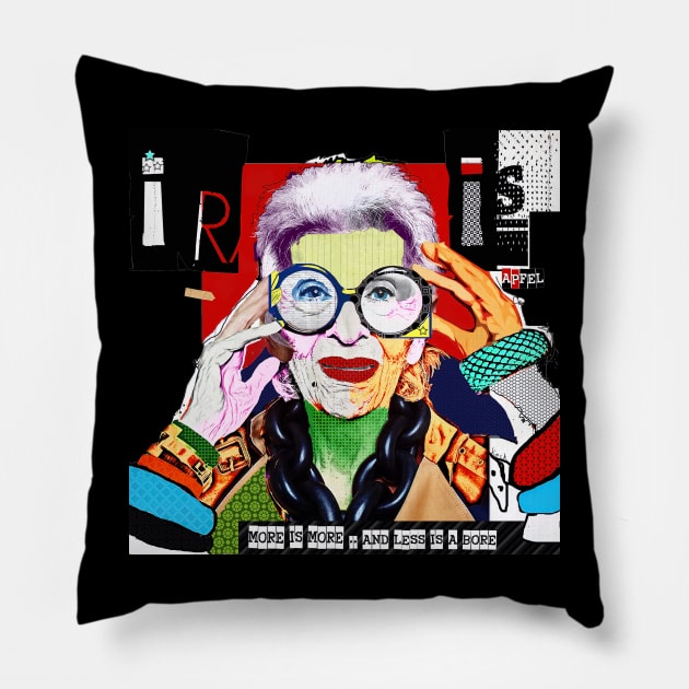 Iris Fashion Icon Pillow by The Prediksi 