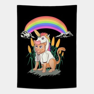 Cat Unicorn Tapestry
