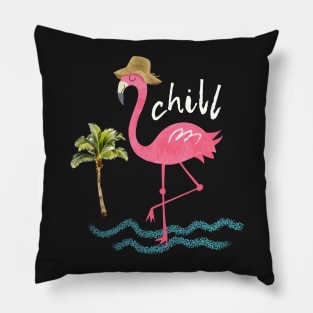 Cool flamingo Pillow