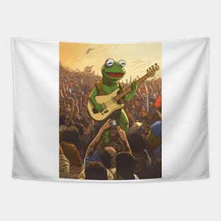 Pepe playing guitar Tapestry