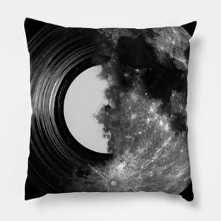 Vinyl Moon Pillow