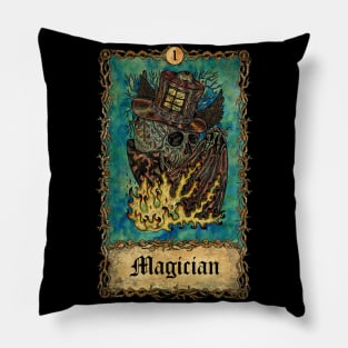 Magician. Eternal Bones Tarot (Colorful) Pillow