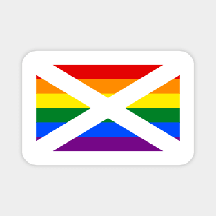 Scotland LGBTQ Pride Flag Magnet