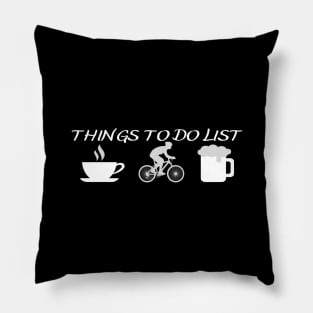 Things To Do List - Bicycler Pillow