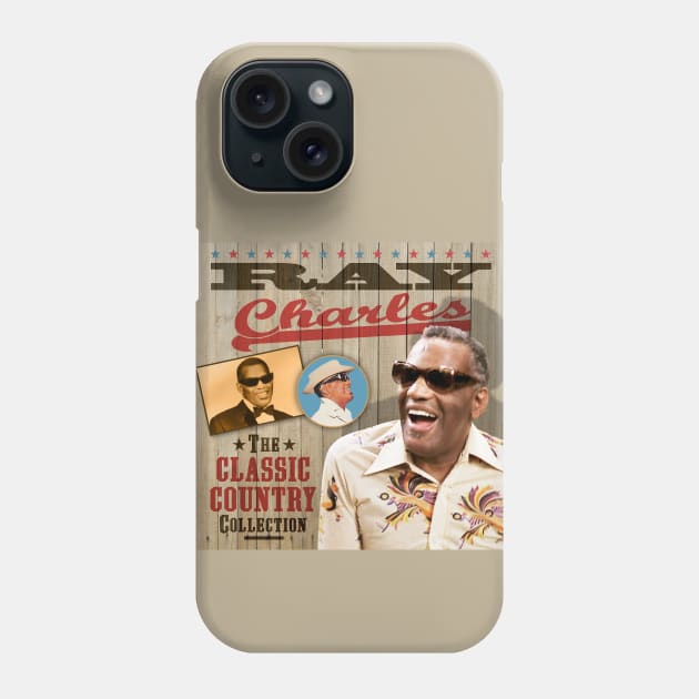 Ray Charles - The Classic Country Collection Phone Case by PLAYDIGITAL2020