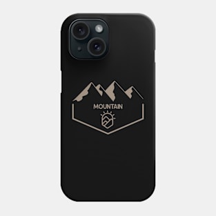 I'm feeling curious Mountain Phone Case