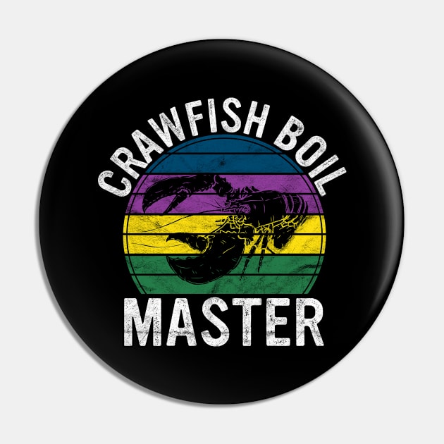 Crawfish Boil Master Gift Mardi Gras Masquerade Crab Costume Pin by rhondamoller87