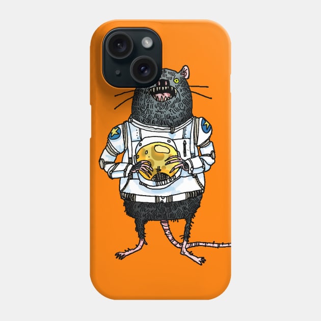 Rat Astronaut! Phone Case by The Comedy Button