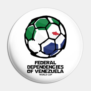 Federal Dependencies of Venezuela Football Country Flag Pin