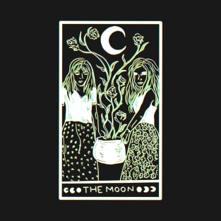 Midnight Margarita Moon - tarot card 3D effect T-Shirt