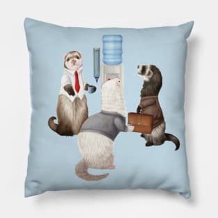 A business of ferrets Pillow