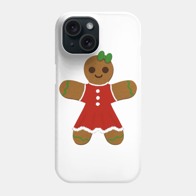 Gingerbread girl Phone Case by tothemoons