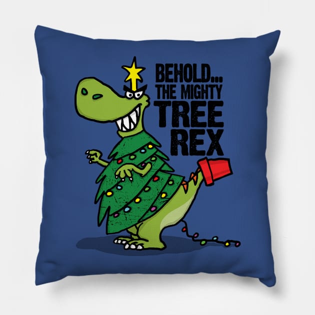 Tree Rex Pillow by TrulyMadlyGeekly