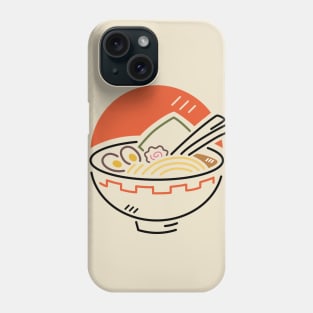 Rising Sun Ramen Noodles Phone Case