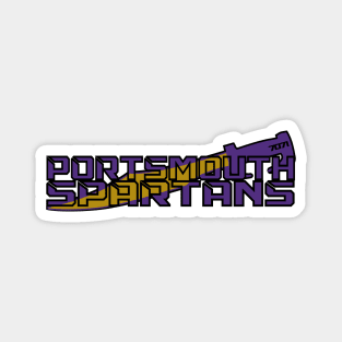 Modernized Portsmouth Spartans Magnet