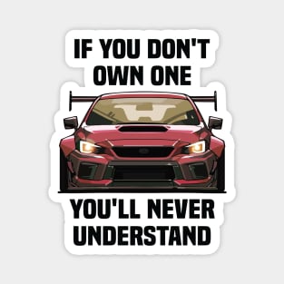 Subaru STI Car Art - Impreza WRX Widebody Modified JDM Car Magnet