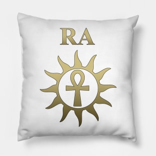 Ra Ancient Egyptian God Ankh of the Sun God Pillow