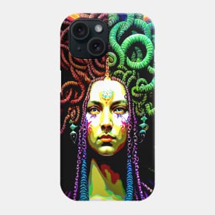 Beautiful Fierce Medusa Goddess Phone Case