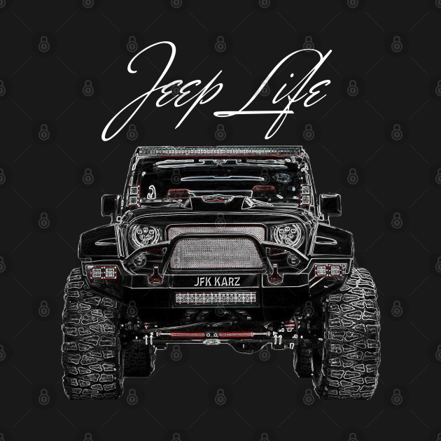 Discover Jeep Life Wrangler Sport Front View 2017 - Jeep Life - T-Shirt