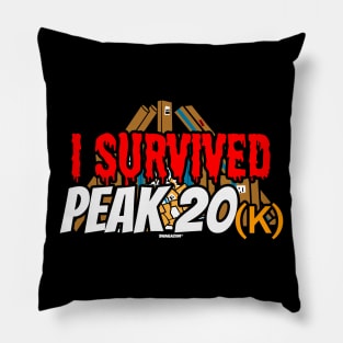 I Survived Peak 20K Pillow