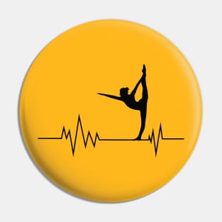 I'm a Warrior yoga Pin