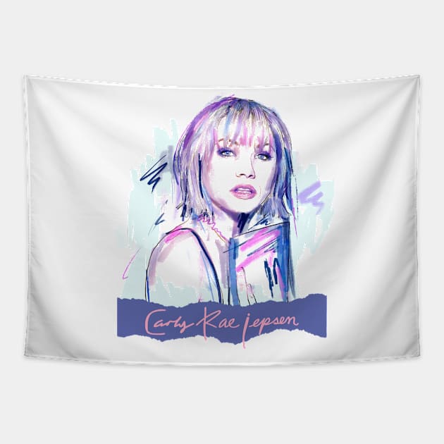 CARLY RAE JEPSEN RETRO STYLE Tapestry by DISCO DISCO MX