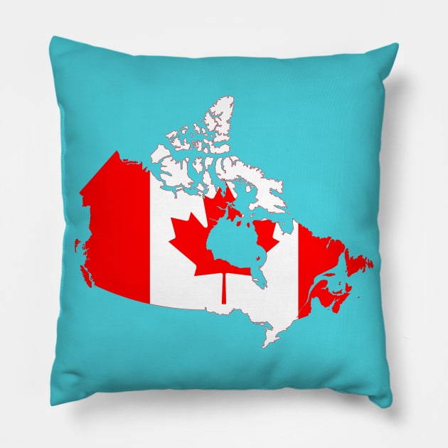 Canada flag Pillow by jazzulan