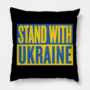 Stand With Ukraine Pillow