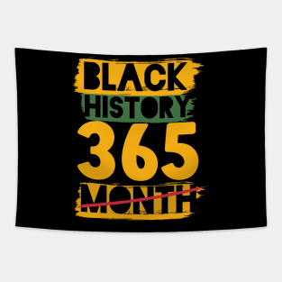 Black History Month 24/7/365 Black men African American Tapestry