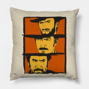 The Good,the Bad and the Ugly art Pillow