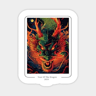 Lunar Year Of The Dragon 2024 Magnet