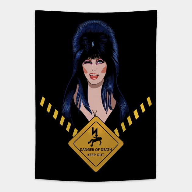 High Voltage Tapestry by PCMdesigner