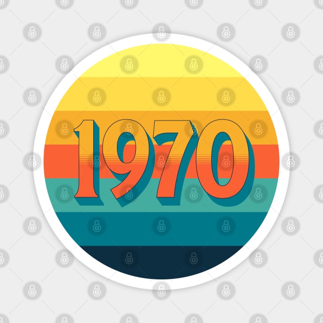 1970 Vintage Sunset Magnet by Scar