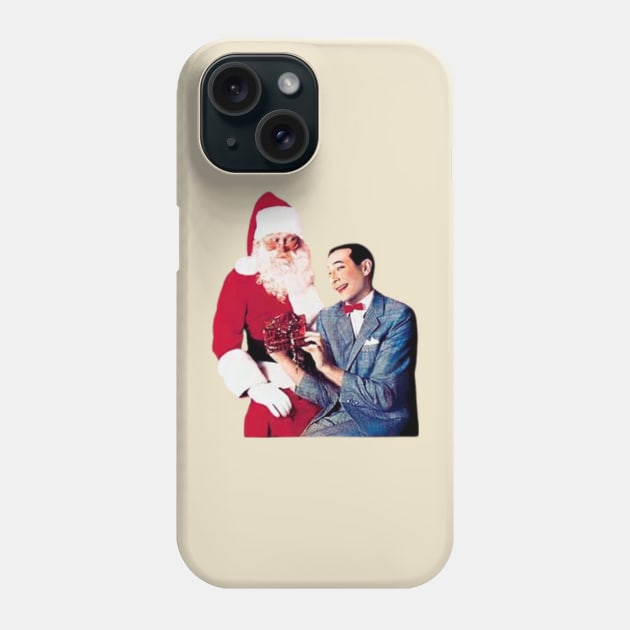 Pee Wee Herman Christmas Gift Phone Case by Purple lily studio