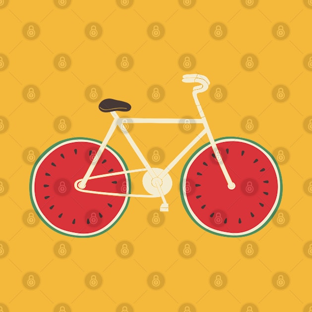 water-melon bike by milkyprint