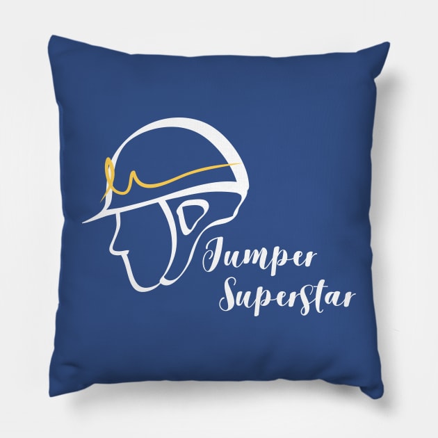 Jumper Superstar Pillow by AliScarletAdams