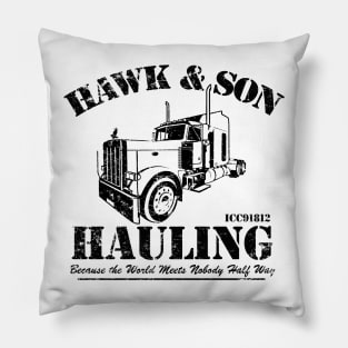 Hawk and Son Hauling Pillow