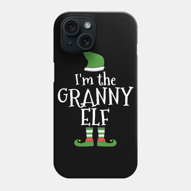 Granny Elf for Matching Family Christmas Group Phone Case by jkshirts