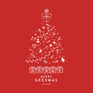 Merry christmas - Merry geexmas - Geeks T-Shirt