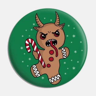 Gingerbread Krampus Pin