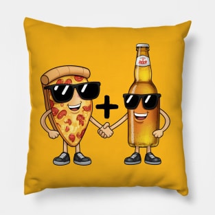 Pizza and Beer Pillow