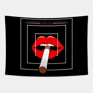 Lips Cigarette - Forfeit Club Tapestry